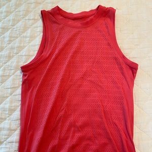 Lululemon Bright pink  Breeze by muscle tank